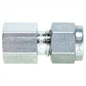Swagelok Fitting, Stainless Steel, 1/4" to 1/8" NPT Female Connector, 2-pk
