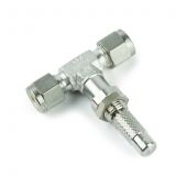 Swagelok Valve, 1/4" Stainless Steel Straight Metering