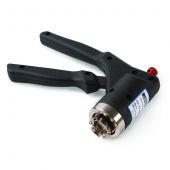 Restek 20mm manual decapper; bottom pull handle; adjustable intensity.