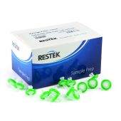 Restek 13 mm PES Syringe Filter with Luer Lock Inlet; 0.45µm porosity; Green; 100-pk.