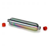 Sample Cylinder,Sulfinert, 300cc, 1800psig, 304L, SS, 1/4" Female NPT Ends