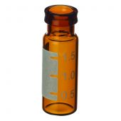 Restek Vials, Crimp Top, 12x32mm/2.0mL/11mm; amber w/marking patch; 1000/pkg.