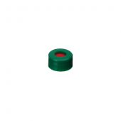 Caps  Short Screw 9mm Green PTFE/Sil/PTFE Pack of 100