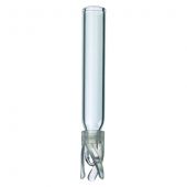Restek 100µl glass limited volume insert with polypropylene bottom spring,; pkg/100.