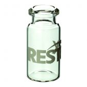 Vials, Headspace, 10mL, 23x46mm, 20mm Crimp Flat Bottom 100 Pk