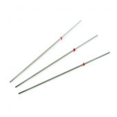Capillary Tubing, SS 1/16"OD x 0.005 ID x 10cm L, 3-pk Red PK