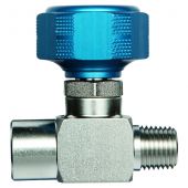 Sample Cylinder Valve, 1/4" Male NPT x 1/4" Female NPT 3500psig DOT press rating, Stainless Steel
