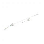 Restek capillary SS tubing assembly; 130mm x 0.17mm ID, green, 1/16" SS male; each.