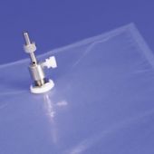 Tedlar Bag with ONLY Single Push/Pull Valve 80 Liter capacity, 28.25" x 30.5", 3-pk PK