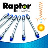 Restek Raptor ARC-18 column. 2.7µm; 150 x 3.0mm.