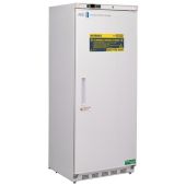 20 Cu. Ft. Flammable Material Refrigerator with microprocessor temperature controller, Temperature display & Alarm module with battery back-up, audible and visual high/low temperature alarms, °C/°F convertible temperature display and remote alarm contacts