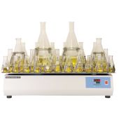 Amerex 818 Open Air Shaker without platform. Speed range: 40-400rpm; 25mm orbit; timer up to 99hrs59min; digital display; auto resume feature; requires but does not include a platform and clamps for operation. 120V. *2-year warranty*