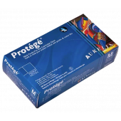 Aurelia Protégé nitrile glove, sky blue, medical grade 4.0 mil powder free, micro textured, chemotherapy tested, Large (10 boxes/cs, 1000gloves)