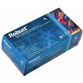 Aurelia Robust nitrile glove, blue, medical grade 5.0 mil powder free, micro textured, chemotherapy tested, XXL