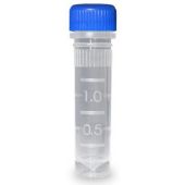 Screw-cap microtubes, 2.0mL, with O-ring, sterile, molded graduations, caps attached, 100 per bag, 1000/case