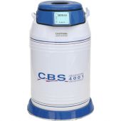 4001 Series Value Added Cryosystem. LN2 Capacity (L): 121; LN2 Working Capacity (L): 111; Static Evaporation Rate (L/Day): 0.99; Static Holding Time (Days): 70. Includes: Cryosystem 4000 Rack, 10-Shelf, for 2-Inch High Boxes, Stainless Steel, with Locking