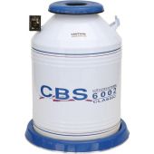 Custom Biogenic Systems 6002 Series Classic Cryosystem. LN2 Capacity (L): 175; LN2 Working Capacity (L): 165; Static Evaporation Rate (L/Day): 0.99; Static Holding Time (Days): 104. Includes: 6 x Cryosystem 6000 Racks, 10-Shelf, for 2-Inch High Boxes, Sta