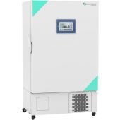 Ultra Low Temperature Touchscreen Freezer Dual Voltage 25 Cu. Ft. One solid exterior door, right hinged, not reversible; Five insulated inner doors. Qty. 480 2" boxes (30 UF442 racks) . Five (5) year parts and labor warranty. Seven (7) year compressor war
