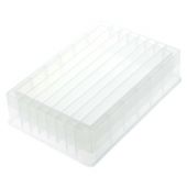 Multiple Cavity Reagent Reservoir, 8 Well, Trough Bottom, PP, Sterile, 5/Bag