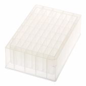 48 Deep Well Storage Plate, 4.6mL, PP, Rectangle Well, U-Bottom, Non-sterile, 5/Bag
