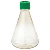 1000mL Erlenmeyer Flask, Vent Cap, Plain Bottom, PC, Sterile