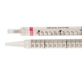 Celltreat® 25mL serological pipettes. Individually wrapped; sterile; non-pyrogenic, RNase & DNase free; 2/10mL graduations; colour code red; 50/bag - case/200.