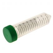 50mL centrifuge tubes. Sterile; PP; foam rack; graduated; -80°C to 120°C; max. 16,000xg; 25/rack; case of 300.