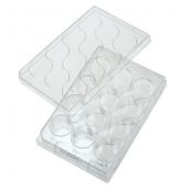 CellTreat 12-well non-treated plate with lid; individually packaged; sterile; case of 100.