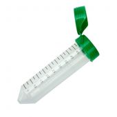50mL centrifuge tubes with flip top cap. Sterile; paperboard racked; graduated; -80°C to 120°C; max. 9,400xg; 25/rack - 500/case.
