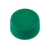 CAP ONLY, Screw Top Micro Tube Cap, O-Ring, Opaque, Green, Non-sterile 500/Re-sealable Bag 1000