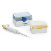 Research 3 neo 10-200µL yellow. incl. epT.I.P.S.® Box 2.0 (x 96 tips) and ep Dualfilter T.I.P.S.® Rack (x 96 tips). Three year warranty.