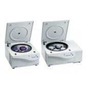 Centrifuge 5810, keypad, refrigerated, with Rotor S-4-104 incl. adapters for 13/16 mm round-bottom tubes. 120 V/50 – 60 Hz (US), 15 A. Three year warranty.