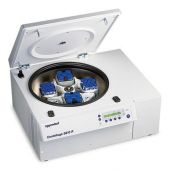 Centrifuge 5810R. keypad, refrigerated, with Rotor S-4-104 incl. adapters for 15/50 mL conical tubes. 120 V/50 – 60 Hz (US), 15 A. Three year warranty.