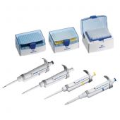 Eppendorf Research® plus, 4-pack; 1-channel; Option includes: 0.1 – 2.5 µL, 0.5 -10 µL gray, 10 – 100 µL, 100 – 1,000 µL, incl. epT.I.P.S.® Box or sample bag and ballpoint pen
