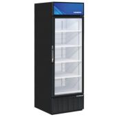 Habco ESM18HC. 17.2cuft, BLACK XTERIOR™, Glass swing door, White Interior, Natural Hydrocarbon Refrigerant (R290), 115V.