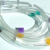 Flow Tubing, Calibrated, PVC, 2.79 mm I.D., (purple/white), Set of 12
