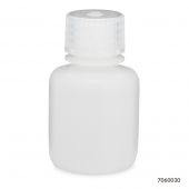 Bottle, Narrow Mouth, HDPE Bottle, Attached PP Screw Cap, 30mL, 12/Pack, PACK/12