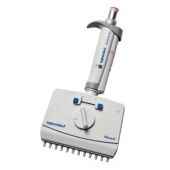 Research plus Move It, 12-channel, 4.5-9 mm cone distance; 5 – 100 µL, light yellow; incl. epT.I.P.S.® Box 2.0 with 384 pipette tips