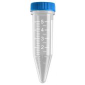 MacroTube® Vivid™ 5mL with white printed graduations and marking area, sterile, with screw caps attached, 10 “snap apart” racks of 50 tubes