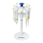 Nichiryo Carousel Stand for Nichipet Air Pipettes (holds up to 8 pipettes). Can also be used with Nichipet Premium series.