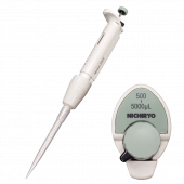 Nichipet EXIII 1000-5000uL, Green. UV resistant, autoclavable, lockable, 5 year warranty.