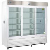TempLog Premier Glass Sliding Door Chromatography Refrigerator 69 CF. Touchscreen controller; 1-10C; One GFCI duplex outlet. Warranty: 3 years parts and labour, 5 year compressor parts.
