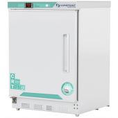 Corepoint Scientific White Diamond Series Controller Room Temperature Cabinet, 4.6 Cu. Ft., Built-In, Solid Door, Left-Hinged