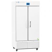 Premier Pharmacy Refrigerator with Variable Speed Compressor 36 Cu. Ft. 36°F to 46°F (2°C to 8°C). 110 - 120V AC, 15A breaker, NEMA 5-15 receptacle. Two (2) year parts and labor warranty, Seven (7) years compressor warranty.