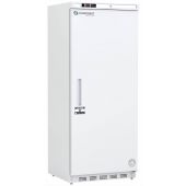 20 Cu. Ft. General Purpose Refrigerator; digital temperature display and alarm module coupled with a microprocessor temperature controller. One (1) year parts and labor warranty, plus additional Four (4) year compressor parts warranty