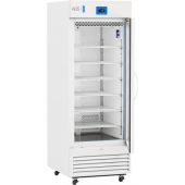 Premier Glass Door Pharmacy Refrigerator with Variable Speed Compressor 26 Cu. Ft.36°F to 46°F (2°C to 8°C). 110 - 120V AC, 15A breaker, NEMA 5-15 receptacle. Two (2) years parts and labor warranty, Seven (7) years compressor warranty