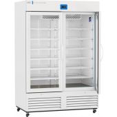 Premier Glass Door Pharmacy Refrigerator with Variable Speed Compressor 49 Cu. Ft.36°F to 46°F (2°C to 8°C). 110 - 120V AC, 15A breaker, NEMA 5-15 receptacle. Two (2) years parts and labor warranty, Seven (7) years compressor warranty