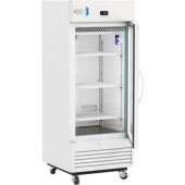 Standard Glass Door Pharmacy Refrigerator 12 Cu. Ft.36°F to 46°F (2°C to 8°C). 110 - 120V AC, 15A breaker, NEMA 5-15 receptacle. One (1) year parts and labor warranty, Seven (7) years compressor warranty