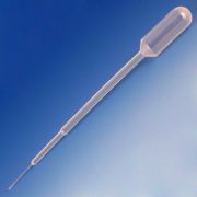 Transfer Pipet, 5mL, Fine Tip, 153mm, STERILE, 20/Bag, 20 Bags/Unit, CS/400