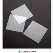 Bellco Glass, Inc - Photoetch Coverslip 23x23mm German Glass. (25/Case)